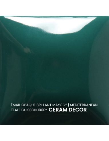 FN033 Email opaque brillant Mediterranean teal...