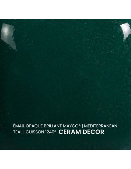FN033 Email opaque brillant Mediterranean teal | MAYCO