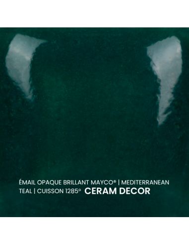 FN033 Email opaque brillant Mediterranean teal...