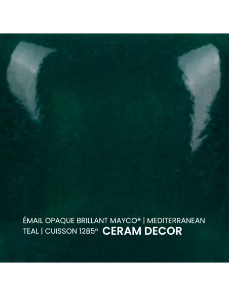 FN033 Email opaque brillant Mediterranean teal | MAYCO