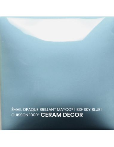 FN034 Email opaque brillant Big sky blue | MAYCO