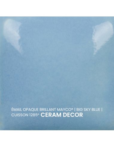 FN034 Email opaque brillant Big sky blue | MAYCO