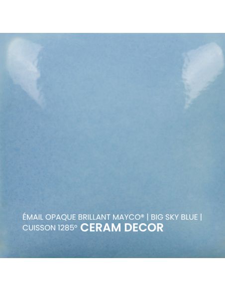 FN034 Email opaque brillant Big sky blue | MAYCO