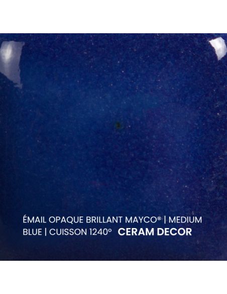 FN041 Email opaque brillant Medium blue | MAYCO