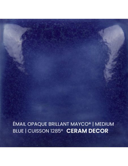 FN041 Email opaque brillant Medium blue | MAYCO