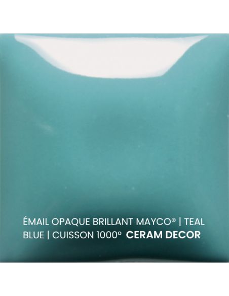 FN042 Email opaque brillant Teal blue | MAYCO