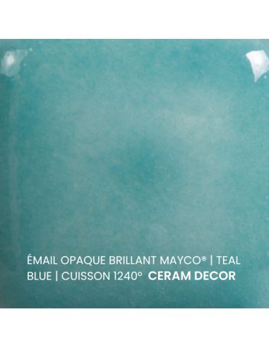 FN042 Email opaque brillant Teal blue | MAYCO