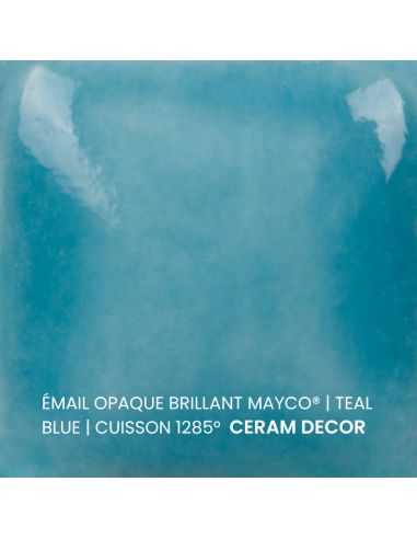 FN042 Email opaque brillant Teal blue | MAYCO