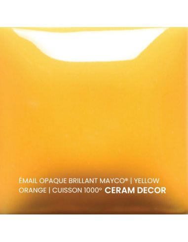 FN044 Email opaque brillant Yellow orange | MAYCO