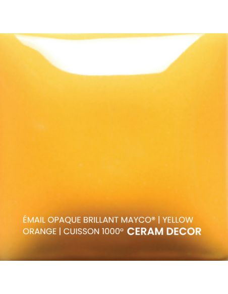 FN044 Email opaque brillant Yellow orange | MAYCO