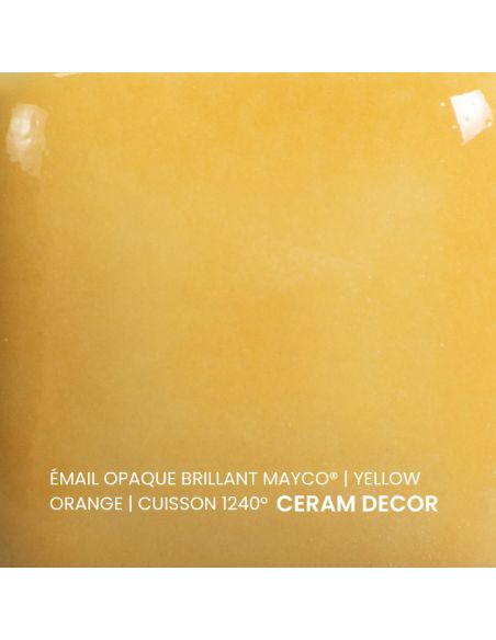 FN044 Email opaque brillant Yellow orange | MAYCO