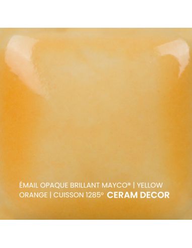 FN044 Email opaque brillant Yellow orange | MAYCO