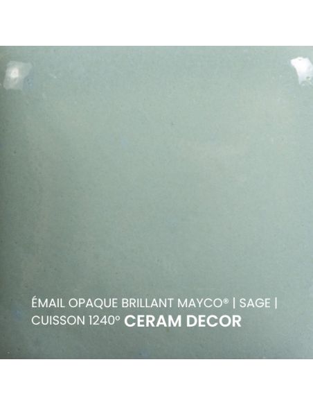 FN046 Email opaque brillant Sage | MAYCO
