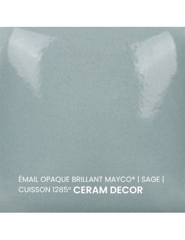 FN046 Email opaque brillant Sage | MAYCO