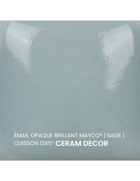 FN046 Email opaque brillant Sage | MAYCO