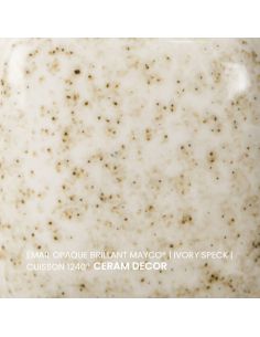 FN061 Email opaque brillant Ivory speck | MAYCO 2