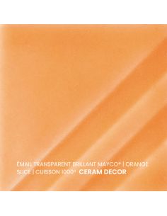 FN207 Email transparent brillant Orange slice | MAYCO