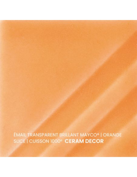 FN207 Email transparent brillant Orange slice | MAYCO