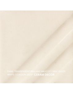 FN221 Email transparent brillant Milk glass white | MAYCO