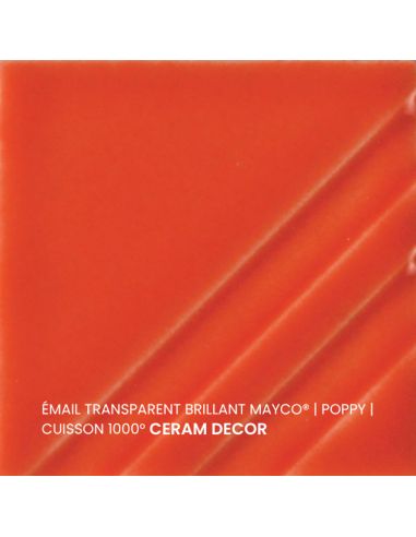 FN230 Email transparent brillant Poppy | MAYCO