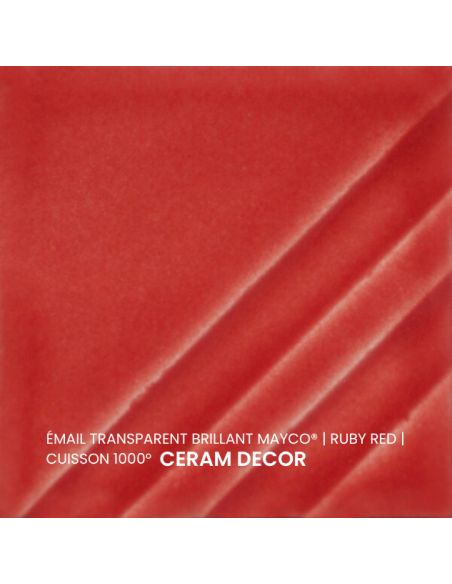 FN233 Email transparent brillant Ruby red | MAYCO