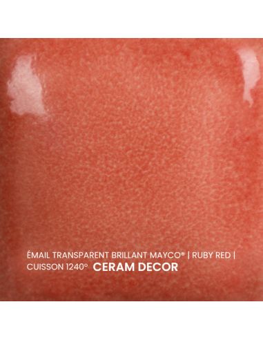 FN233 Email transparent brillant Ruby red | MAYCO