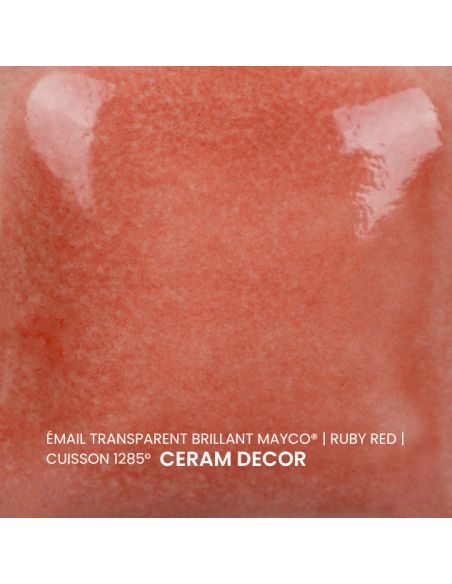 FN233 Email transparent brillant Ruby red | MAYCO