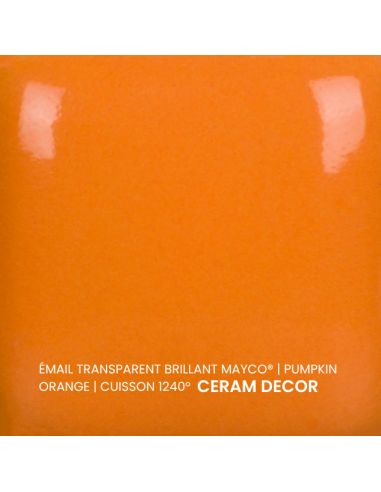 FN240 Email transparent brillant Pumpkin orange...