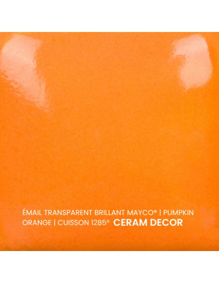 FN240 Email transparent brillant Pumpkin orange | MAYCO