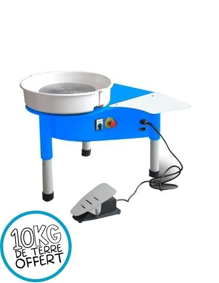 Tour de potier à pédale mobile 500W