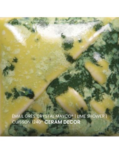 SW148 Email crystal Lime shower | MAYCO