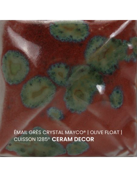 SW151 Email crystal Olive float | MAYCO