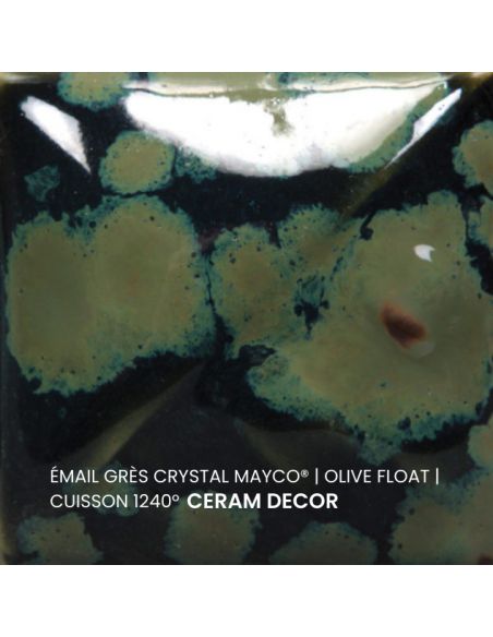 SW151 Email crystal Olive float | MAYCO