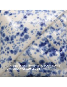 SW152 Email crystal Blue splatterware | MAYCO