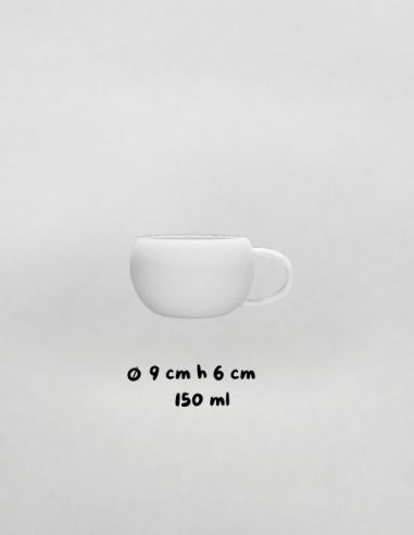 Petite tasse purist | Biscuit de faïence