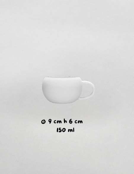 Petite tasse purist | Biscuit de faïence