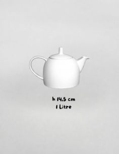 Théière Retro 1L | Biscuit de faïence 2