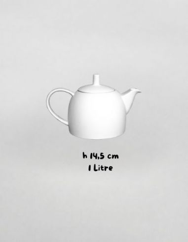 Théière Retro 1L | Biscuit de faïence