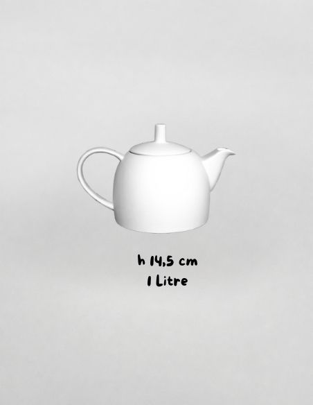 Théière Retro 1L | Biscuit de faïence