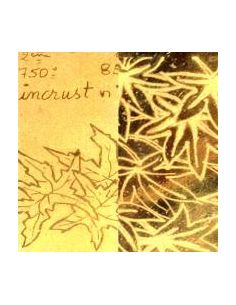 INCRUSTATION MARRON SOUS-OR N°3 2