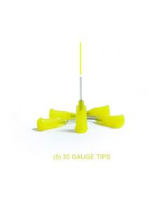 KIT DE 5 CANULES JAUNE DE 0.81MM