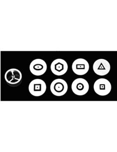 Lot de 8 embouts pour EXTR065