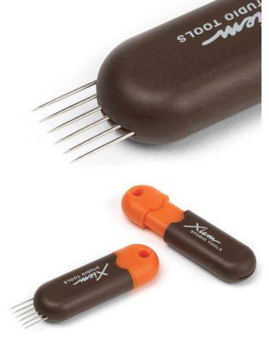 PEIGNE RETRACTABLE A 6 DENTS
