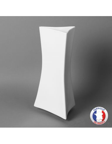 Vase GM à base triangulaire en porcelaine...