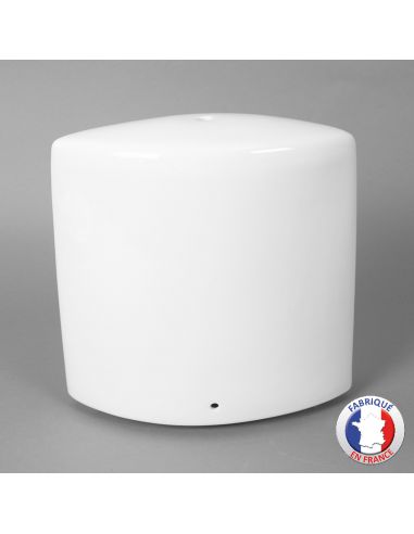 Pied de lampe L modèle scribe en porcelaine...