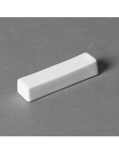 Repose couteau carré en porcelaine blanche