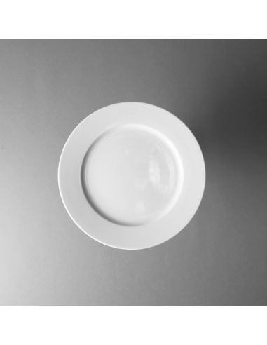 Assiette dessert Cairo 21 cm en porcelaine blanche