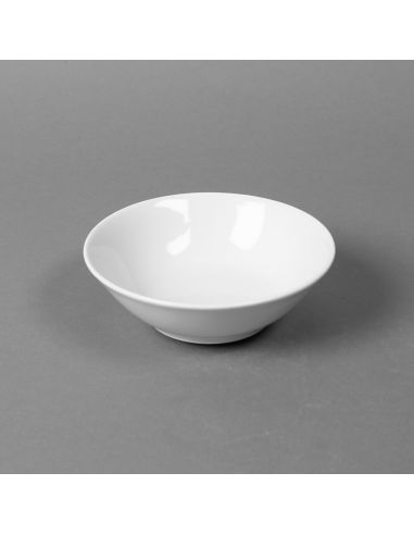 Coupelle creuse en porcelaine blanche