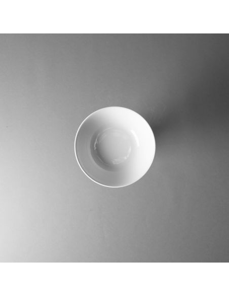 Coupelle creuse en porcelaine blanche