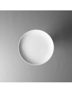Assiette coupe 17 cmen porcelaine blanche